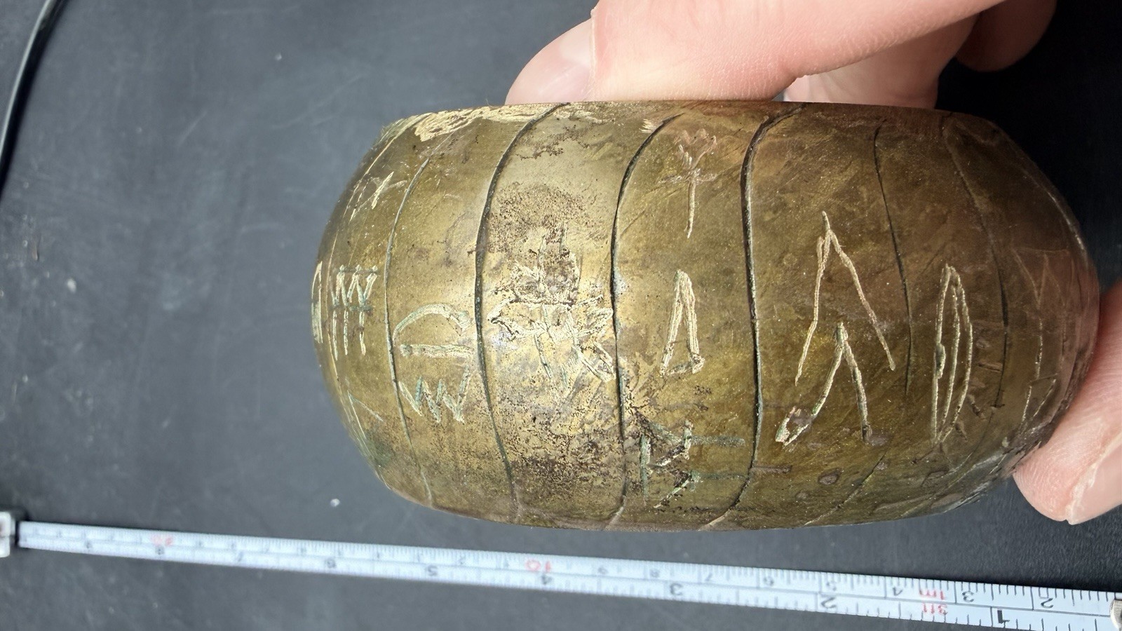 Glowing Bronze Bracer With Detailed Links From Tula Hidalgo Ojuelos