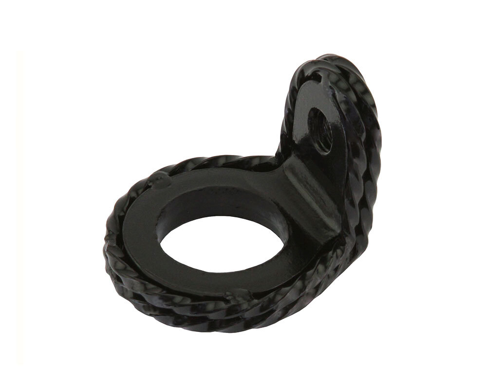 DOUBLE TWISTED BLACK 90 Degree Ring for 1" Bicycle Springer Fork New!