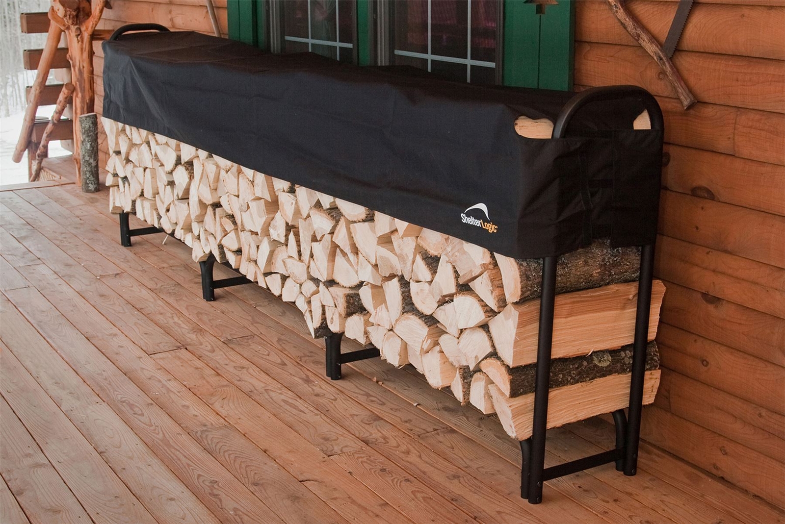 ShelterLogic Heavy Duty Firewood Rack, 12 ft.