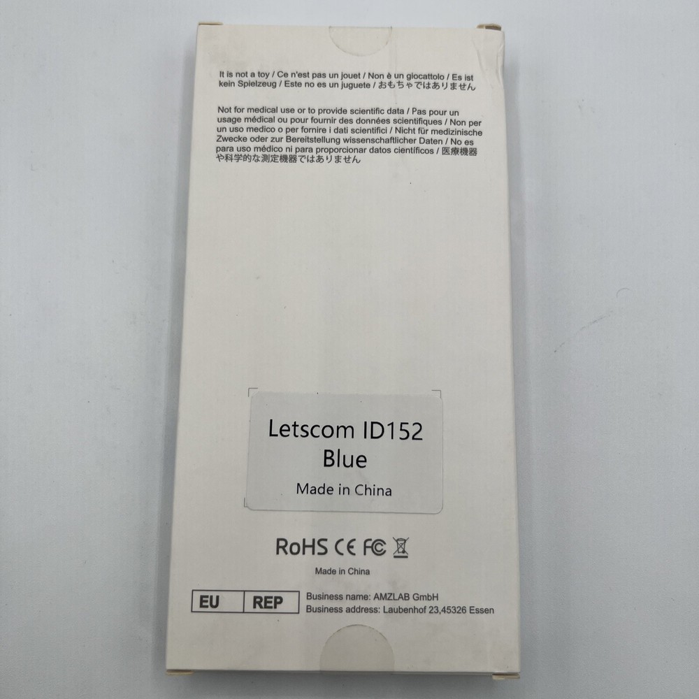 Letscom Smart Watch Tracker HR Activity Watch Blue