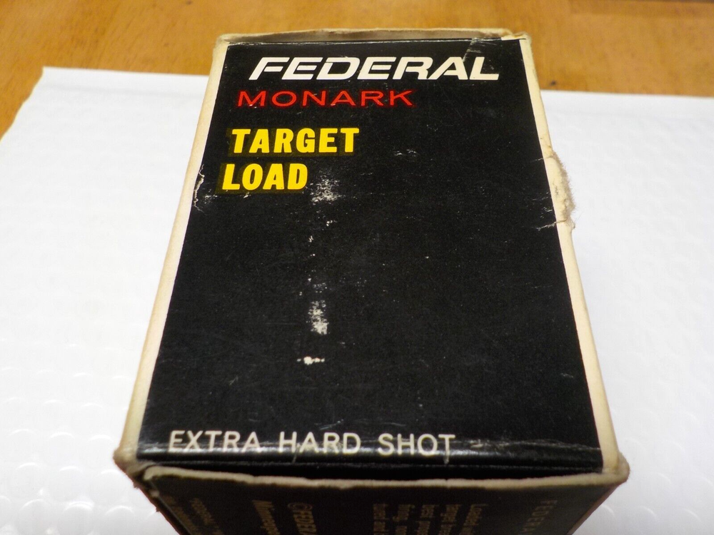 Federal "Monark" Target Load 20 Gauge Shotgun Shell Empty Box