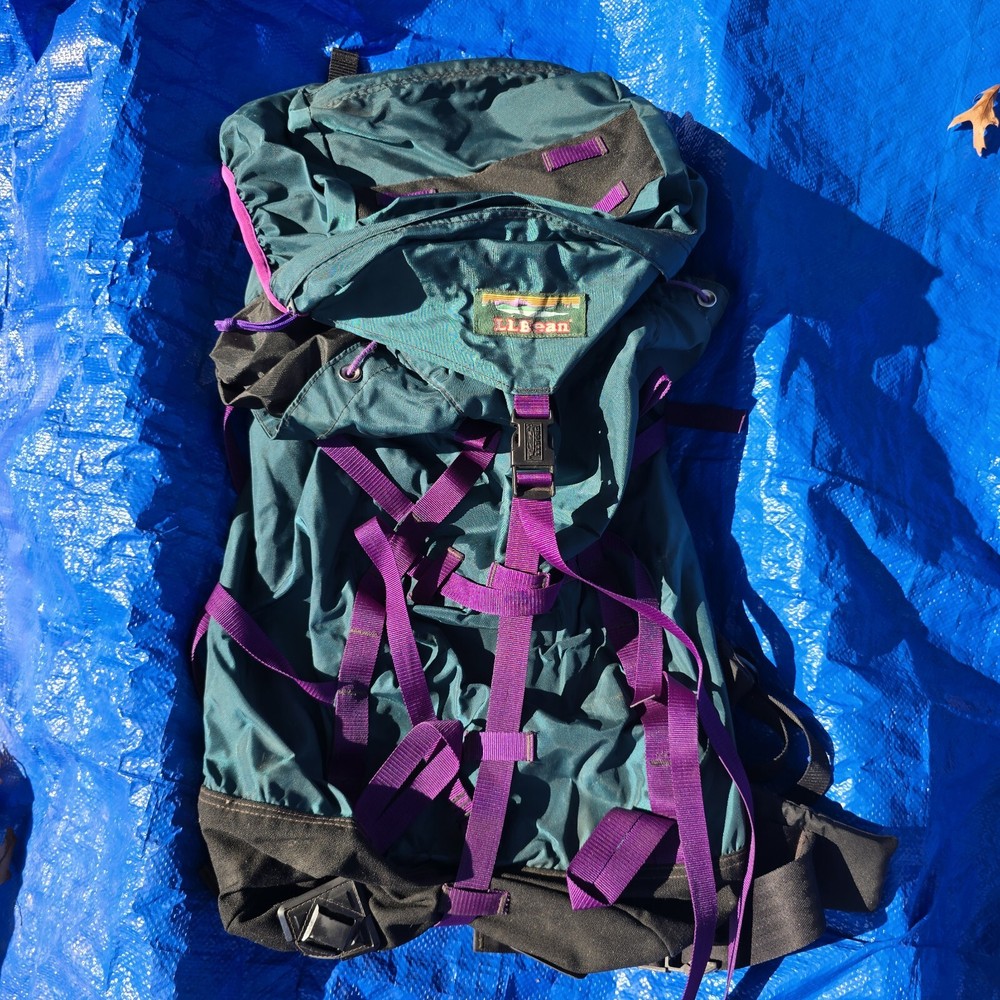 LL Bean Top Loading Mountain Trek Backpack Pack Camping Hiking