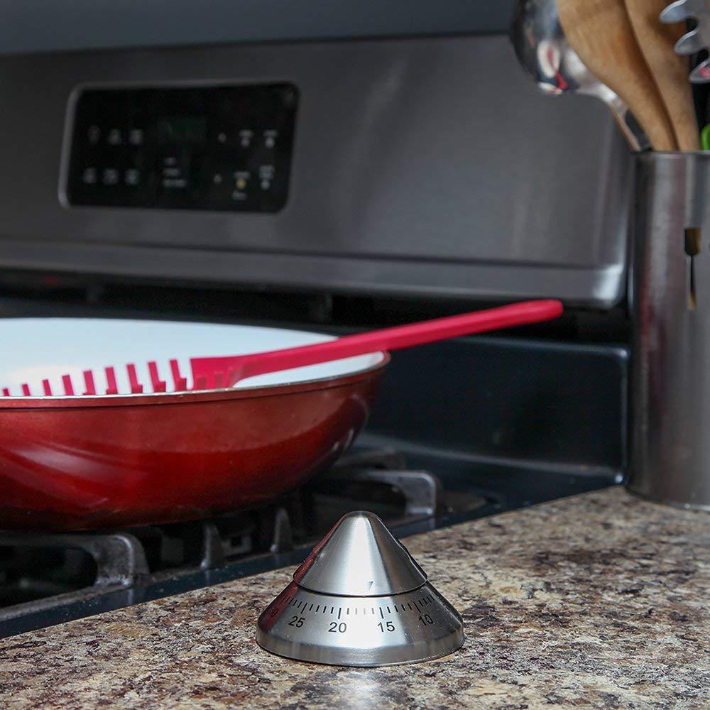 60 Minute Mechanical Kitchen Timer Timer Clock, Kitchen Timer, 2 Pack