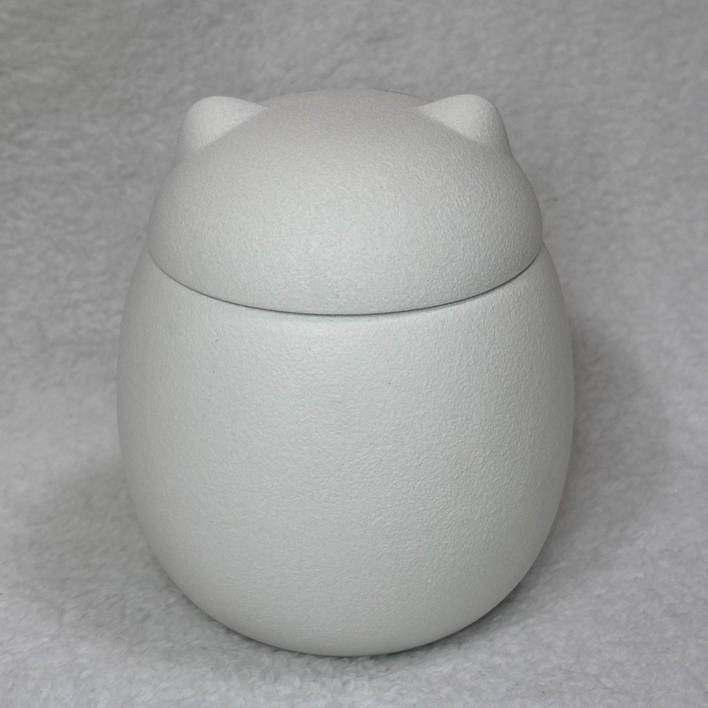 Multiuse White Ceramic Canister Loose Leaf Tea Container with Airtight Lid