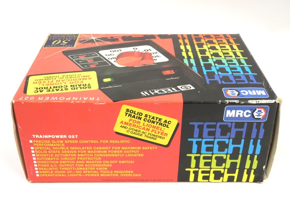 Vintage MRC Tech II Trainpower 027 Transformer Controller - Open Box