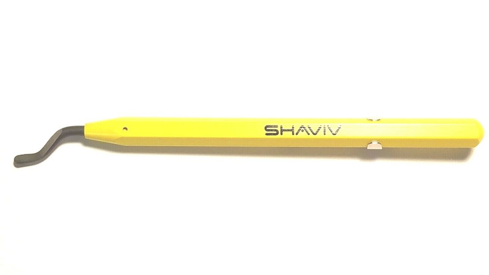 UB-2 Edge Deburring Tool Solution Pocket Yellow Throwaway Burr Shaviv