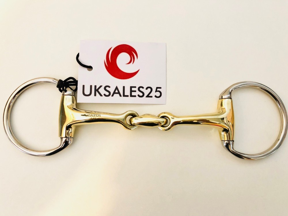 EggButt Snaffle Bit Curved MP with Lozenge (UKSALES25®) *SAME DAY DISPATCH*