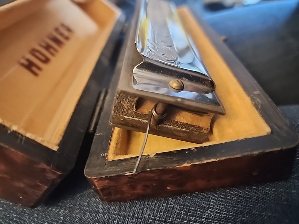 Hohner 64 Chromonica Harmonica Professional Model 4 Octaves Germany with Case