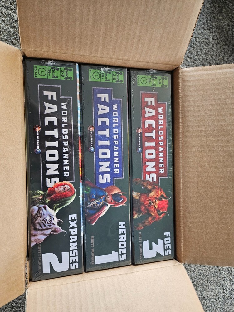 WORLDSPANNER FACTIONS Tactical Adventure Board Game | UNOPENED | 1-3 Pack Bundle