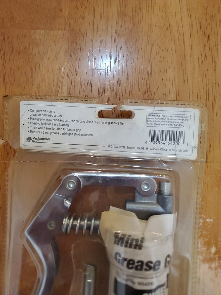Performance Tool PT Mini Grease Gun W54200