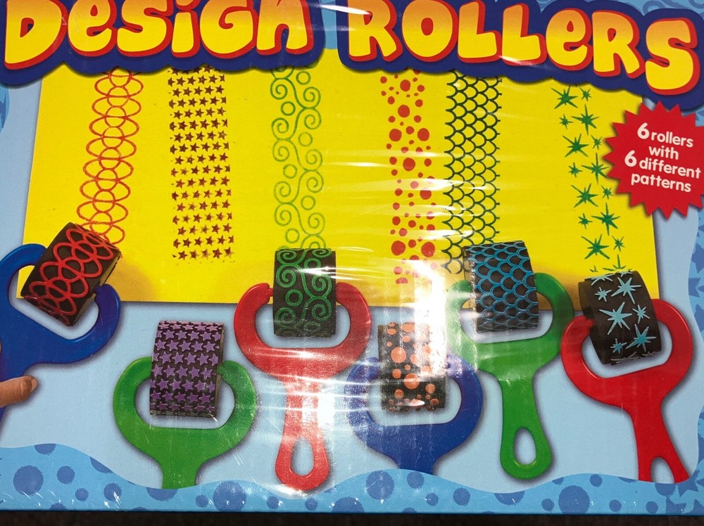 Lakeshore Learning DESIGN ROLLERS - 6 patterns - NEW in unopened box