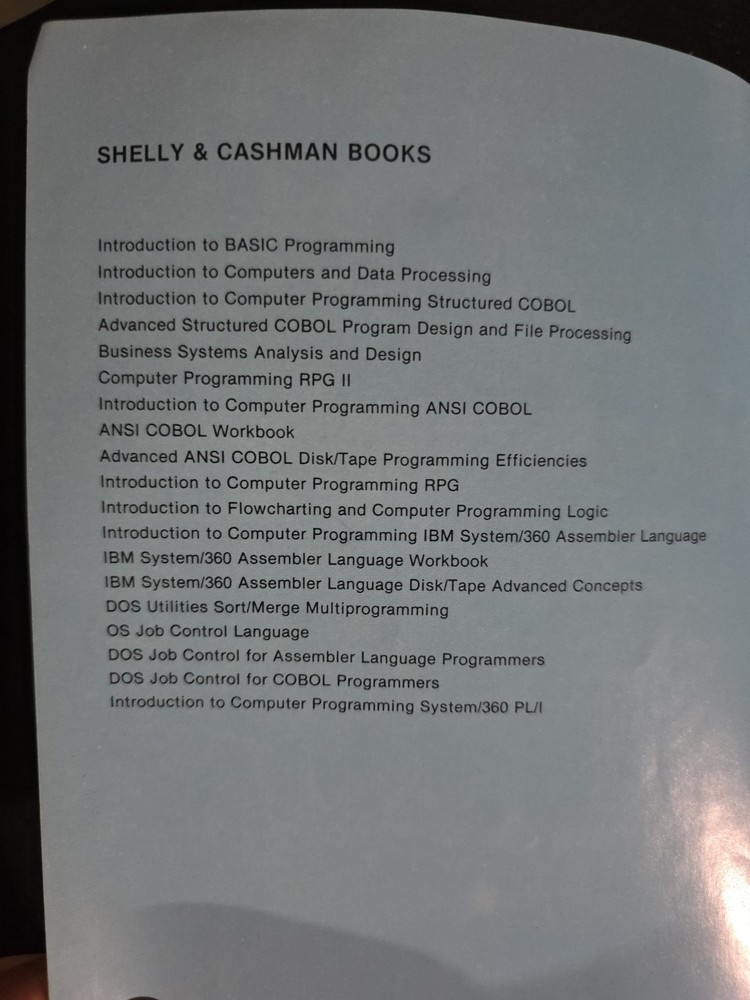 Introduction to BASIC Programming Shelly Cashman 1982 Anaheim Publishing Rare