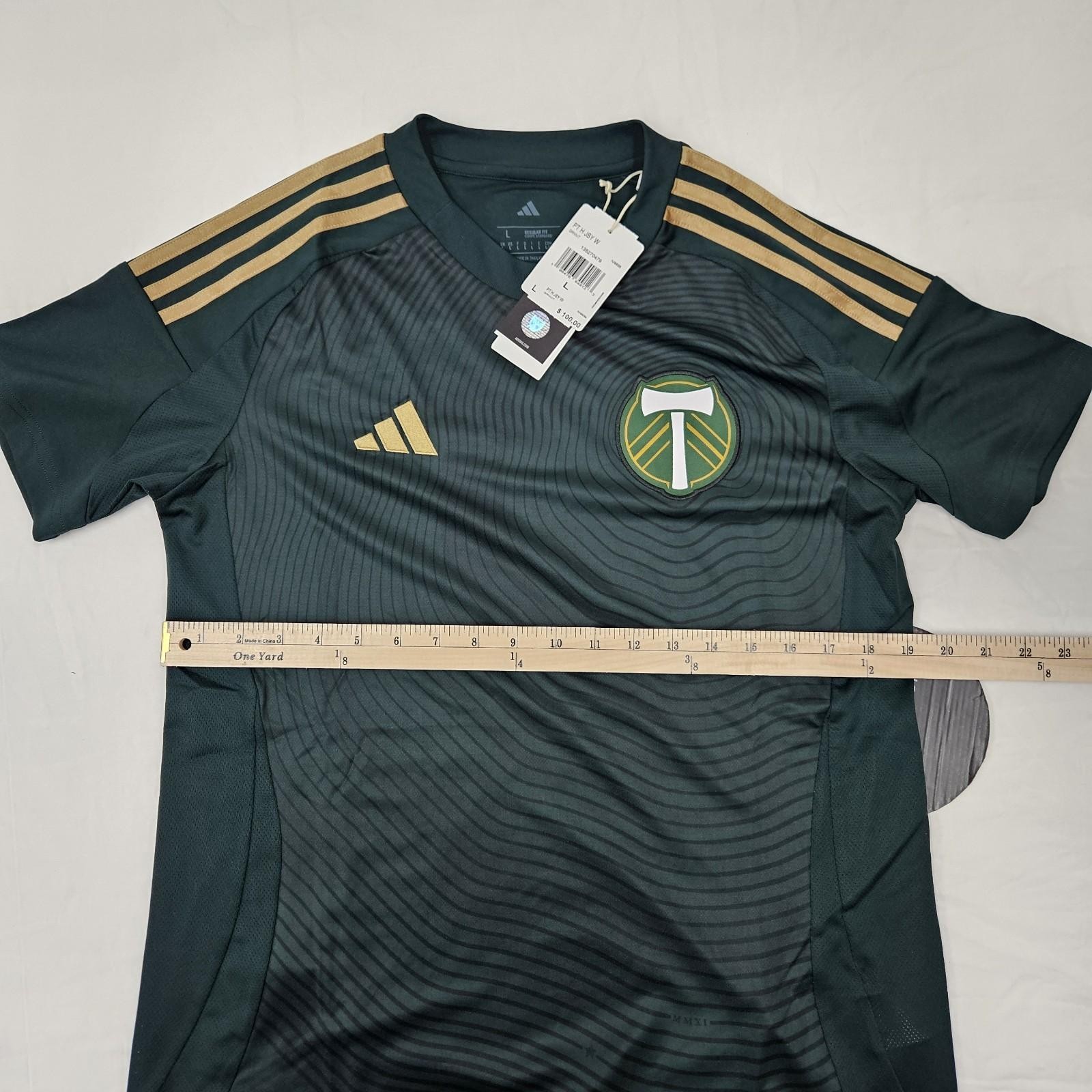 Adidas Portland Timbers Jersey Green Home MLS Soccer IV9938 Women's Size Large