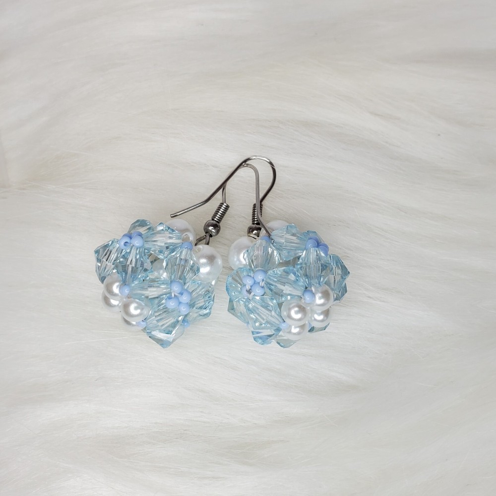 Multi Colored Beaded Earrings Drop