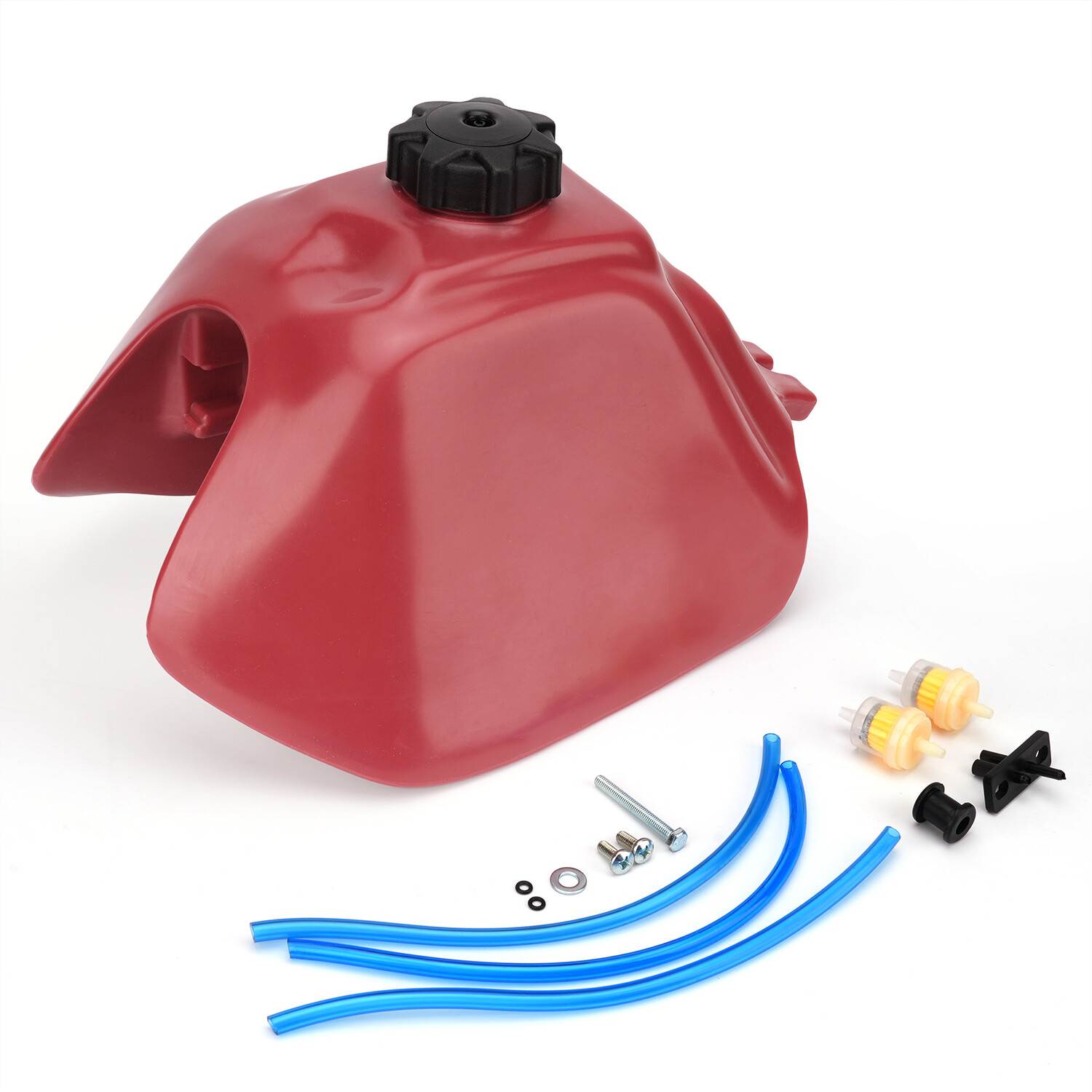 Fuel Tank Gas Tank for 1985-1986 Honda TRX125 Fourtrax 125 Plastic Red