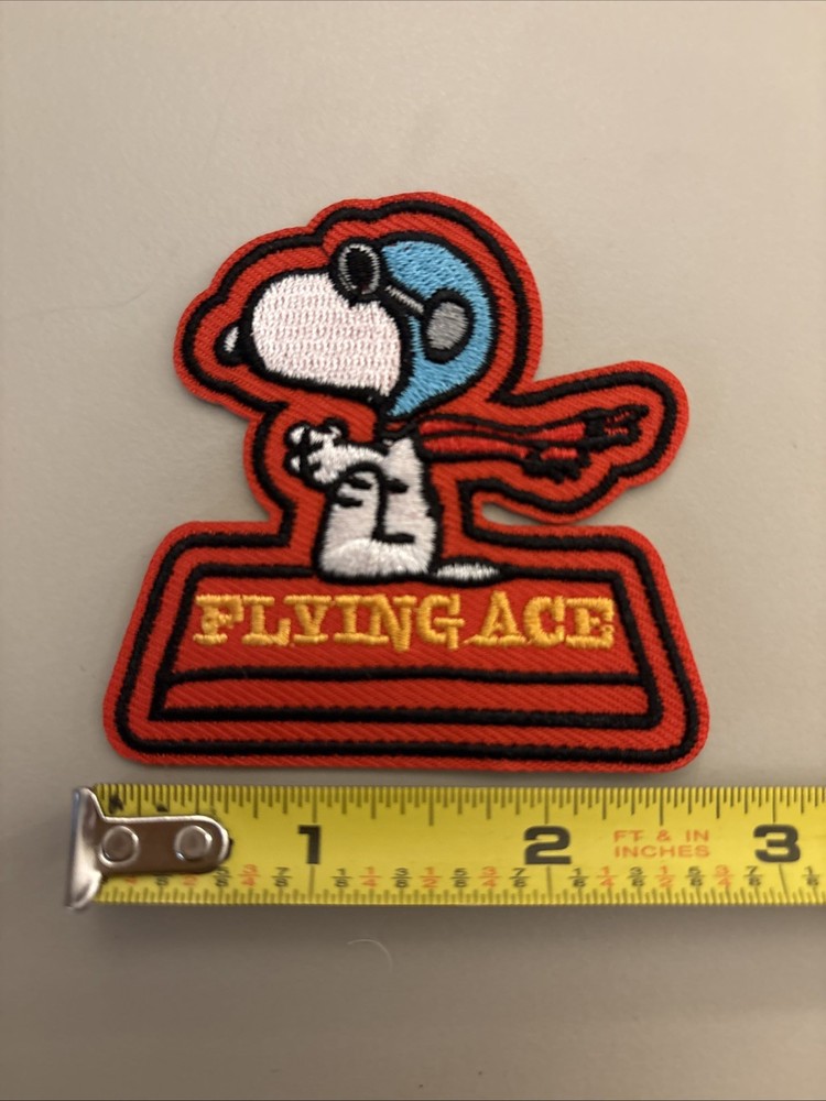 Snoopy Flying Ace - Embroidered Iron on patch