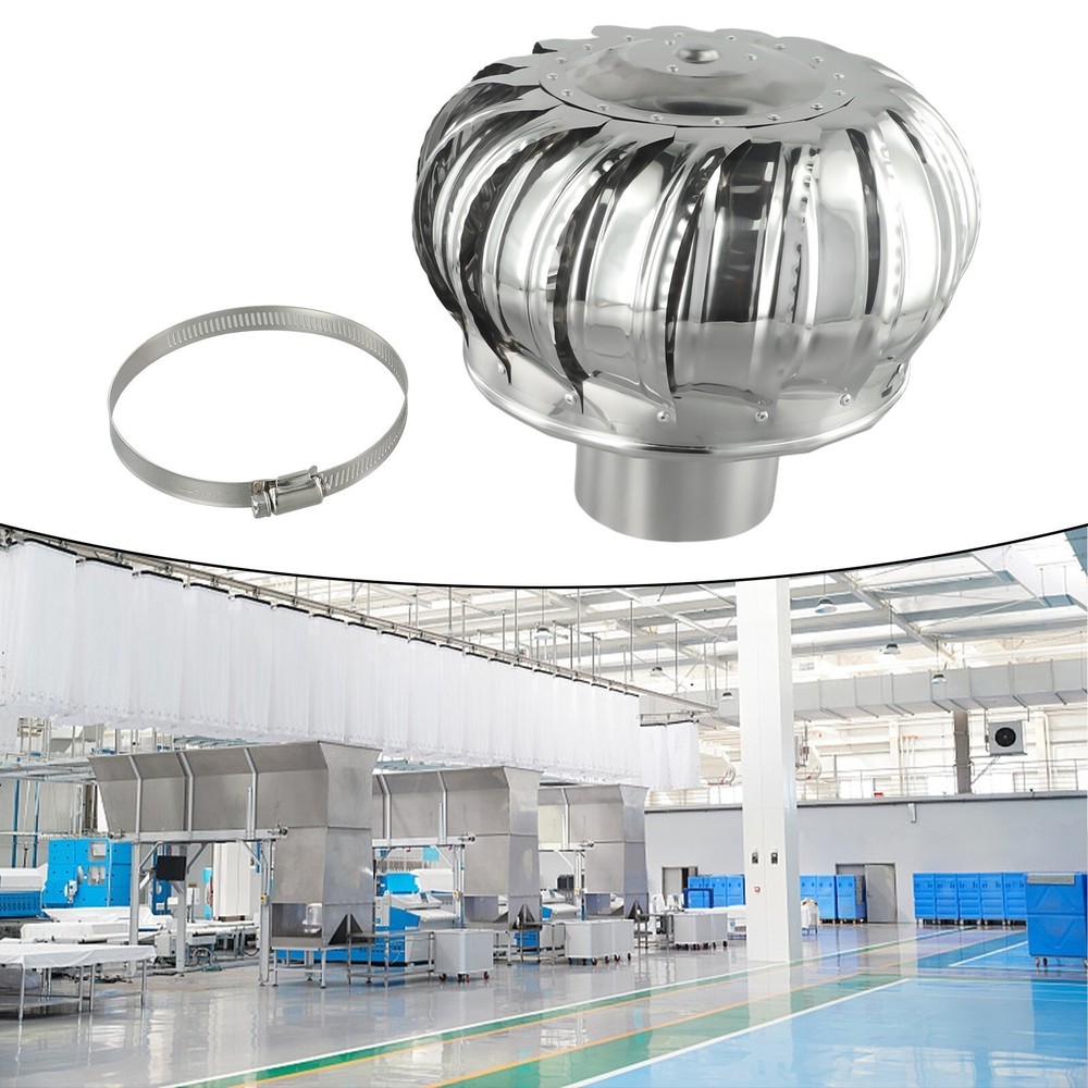 Rotating Hood Chimney Cowls Prevent Wind Draft Improve Ventilation Efficiency