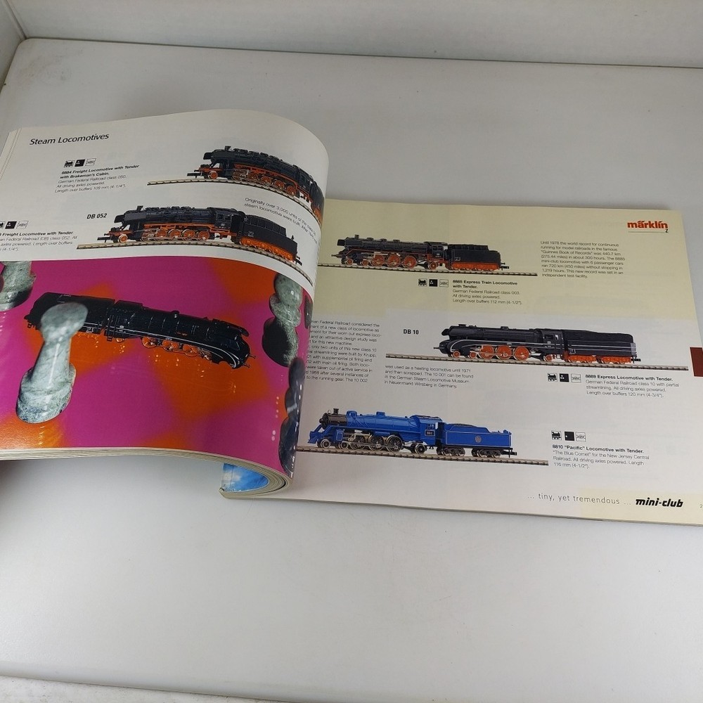 Marklin Complete Program 1996/97 E in English Model Trains Illustrated Catalog
