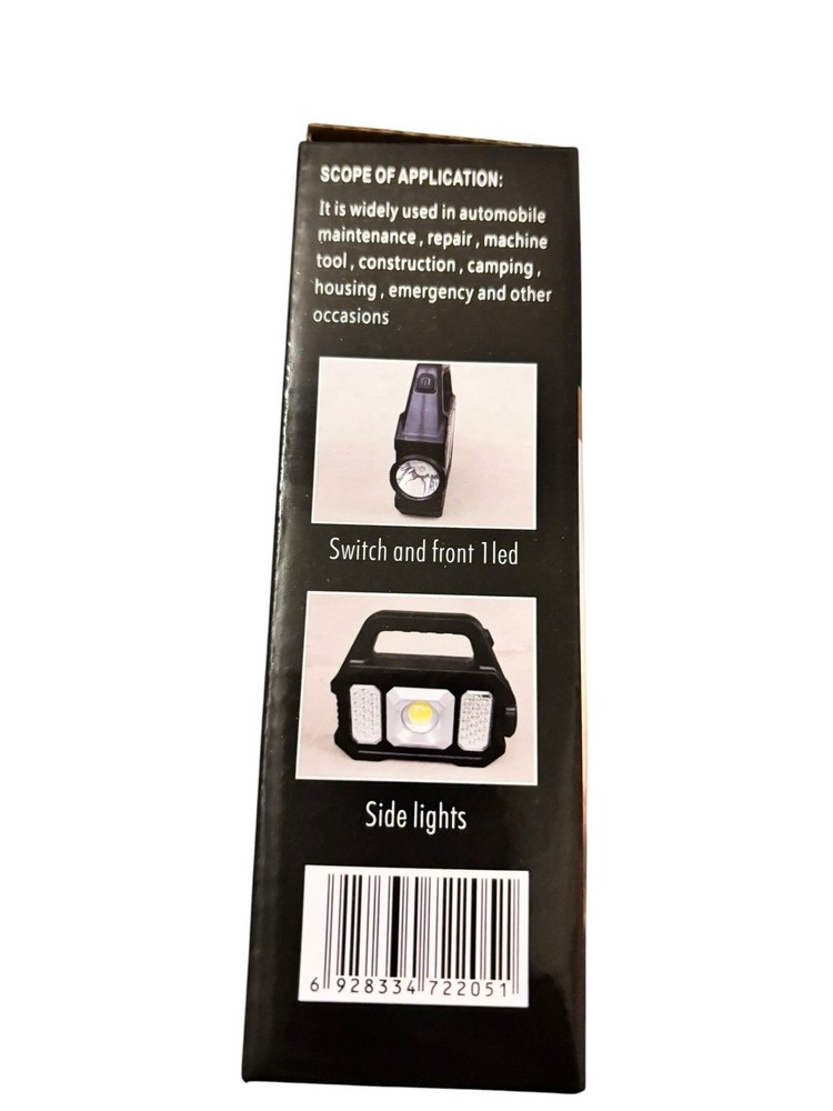 Solar USB Rechargeable LED Camping Lantern Portable Emergency Flashlight Light