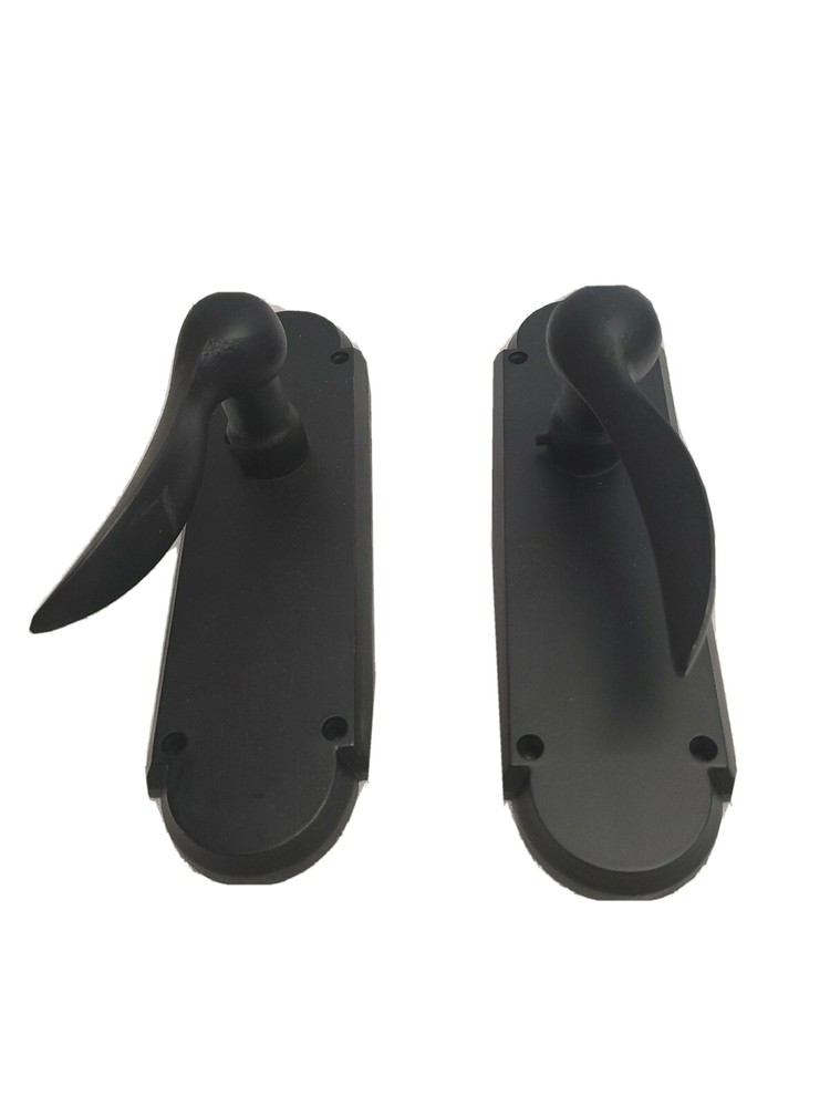 EMTEK 7757DFB DUMMY pair sideplate flat black