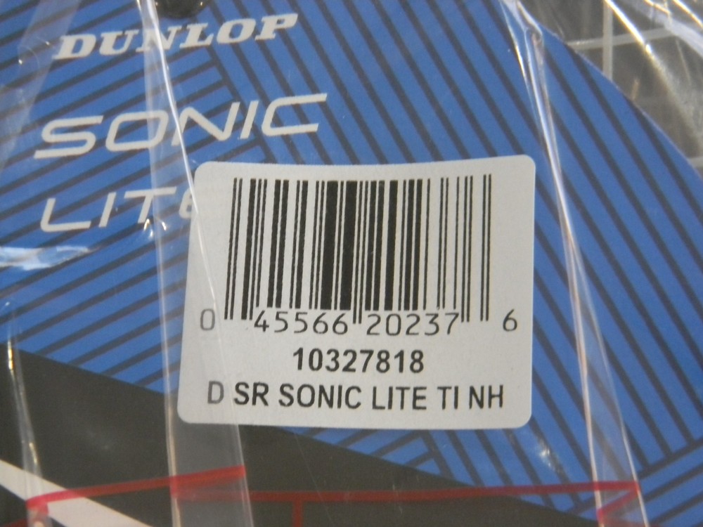 Pair Dunlop Grey/Blue Squash Lite Ti Racquets, Python Intro 2k Eyeguards, & Ball