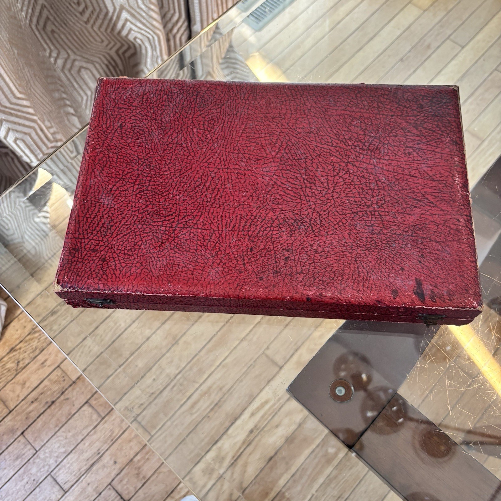 Sheffield Bakelite Stainless Steel 14 Piece Fork Knife Serving Set Original Case