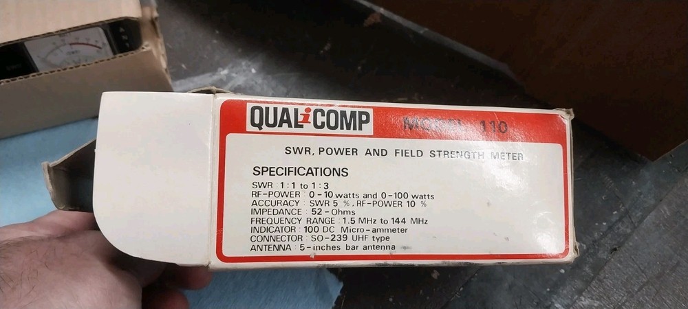 Qual-Comp Model 110 Power Meter Standing Wave Bridge device