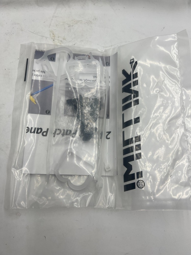 OEM Iwillink Cat6 RJ45 Rackmount Wall Mount Patch Panel Black