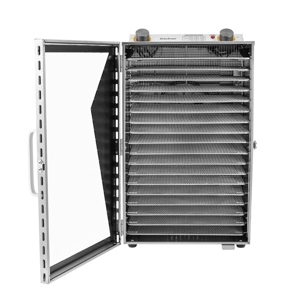 18-Tray Food Dehydrator Machine Adjustable Temperature for Jerky/Fruit/Vegetable
