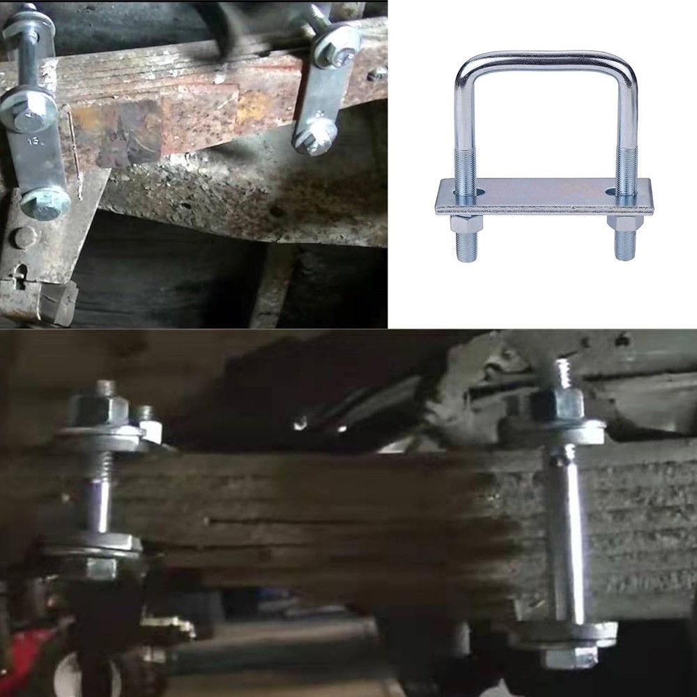 4 pack Leaf Spring Clamp Kit with 3" Leaf Spring Clamps for Truck,Locks Leaf ...