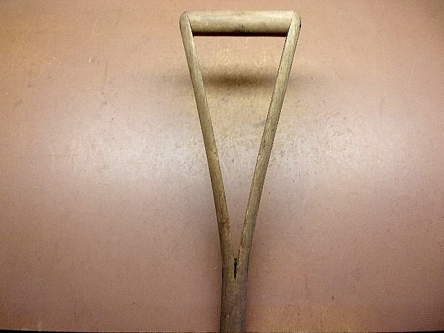 Primitive Hand Made Split Wooden Tool Handle 38" Long for Re-Purpose Cane Dibble