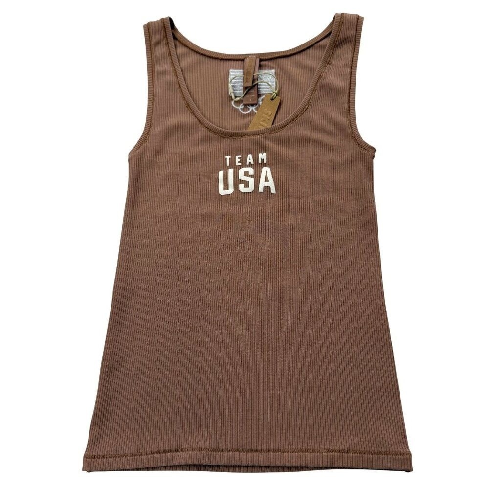 SKIMS Soft Lounge Rib Tank + Thong Team USA Sienna Small