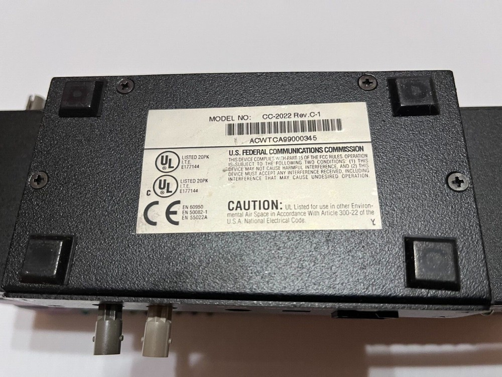 Fiber Optic/UTP Converter - Canary CC-2002