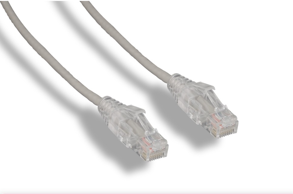 Slim Cat 6a 10G UTP Patch Cable 28 AWG 1ft 2ft 3ft 5ft 7ft 10ft lot size 1 & 5