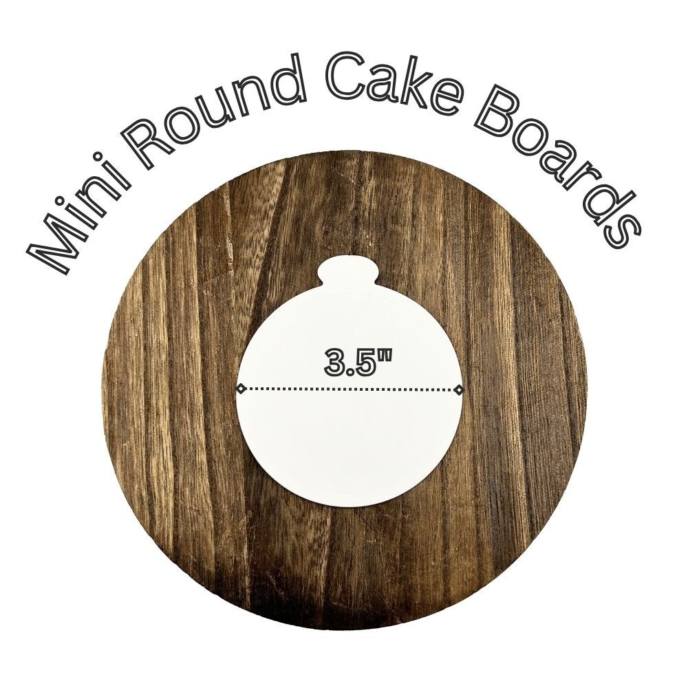 3.5" Mini Round Cake Board (100 pcs)