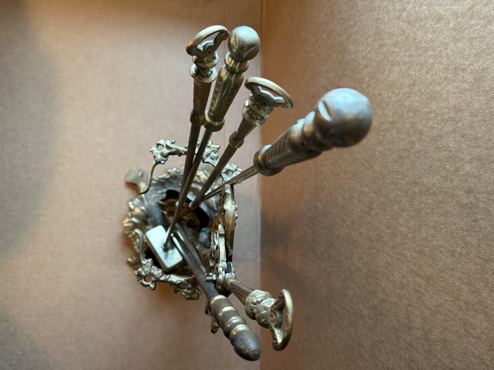 Vintage Hunting Theme Fire Place Tools