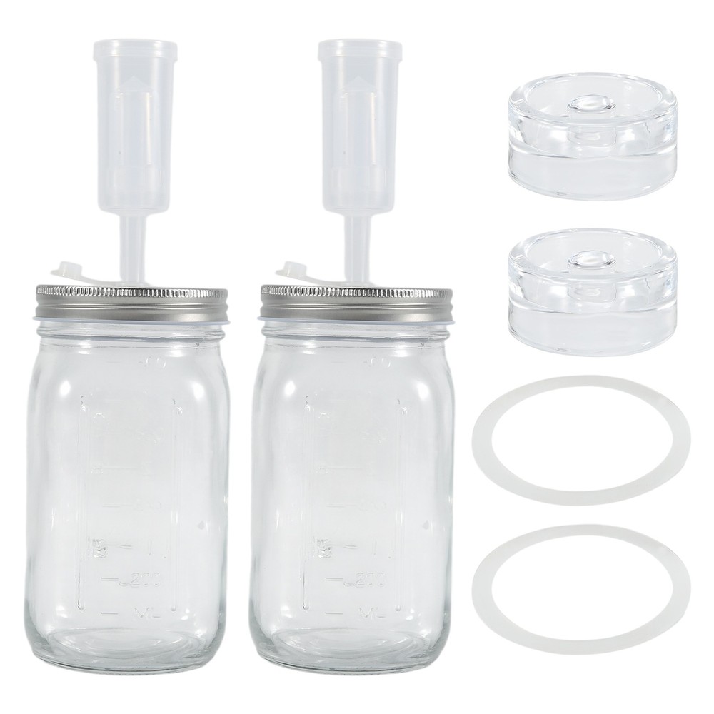 2 Pack 32 Oz  Jar Fermentation Kit, Fermentation Jars, Fermentation Lids,5012