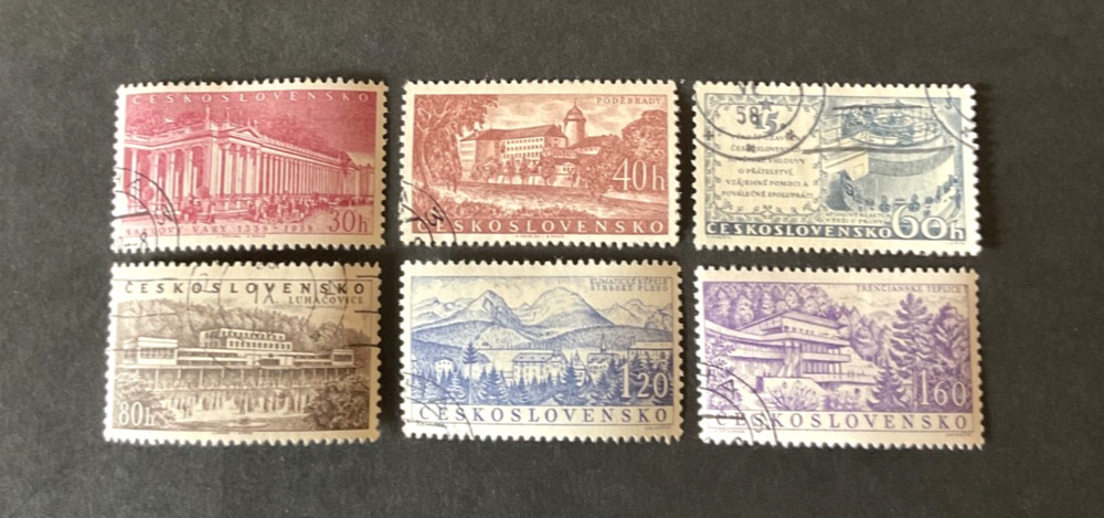Stamps Czechoslovakia Scott #862-7 used