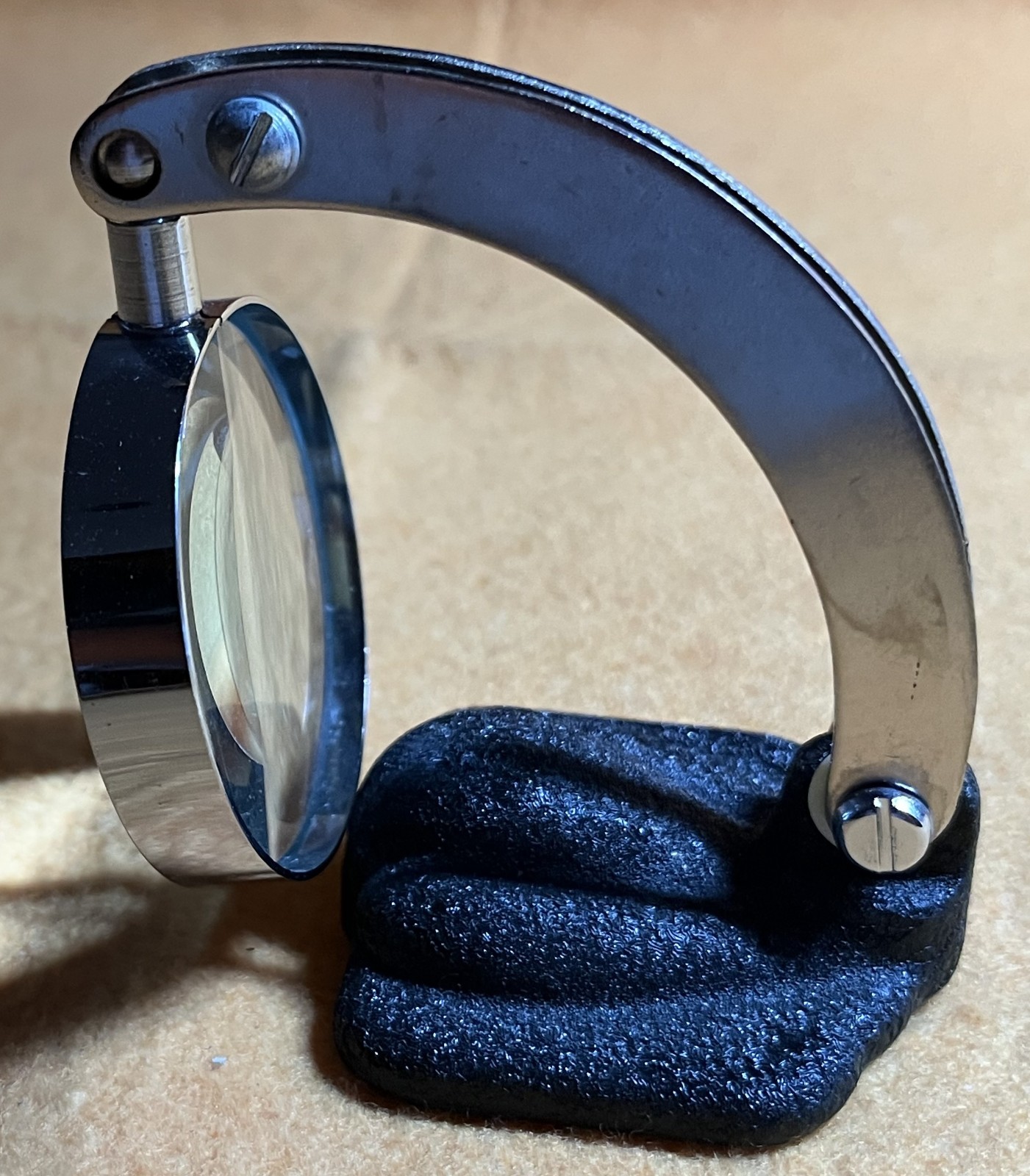 Vintage Stand Magnifier Adjustable Hobby Use - Coins Stamps etc.