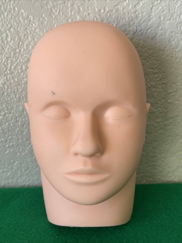 Massage Training Mannequin Head Makeup Eyelash Extension Practice Model Display