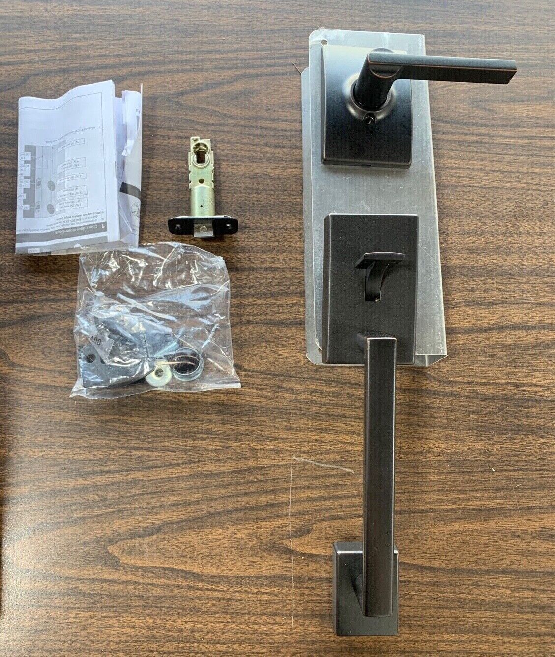 Schlage Century Door Handleset with Latitude Door Handle - FE285 CEN LAT CEN