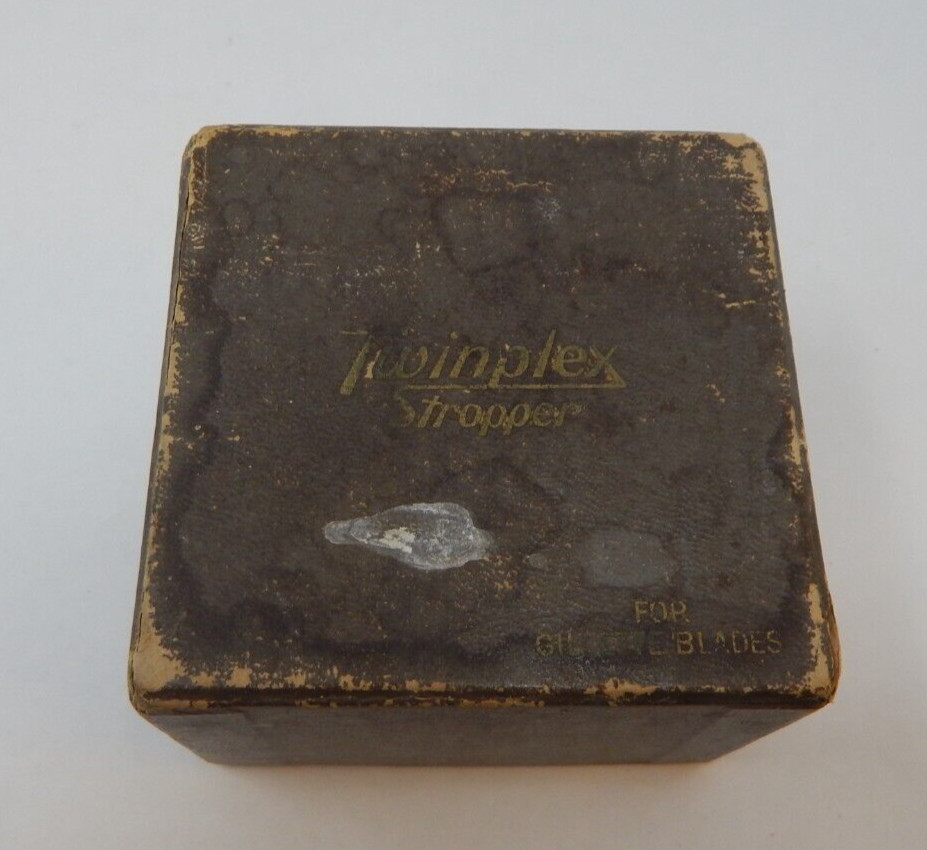 Vintage Twinplex G 200 Stropper Double Edge Razor Blade Sharpener W/Box