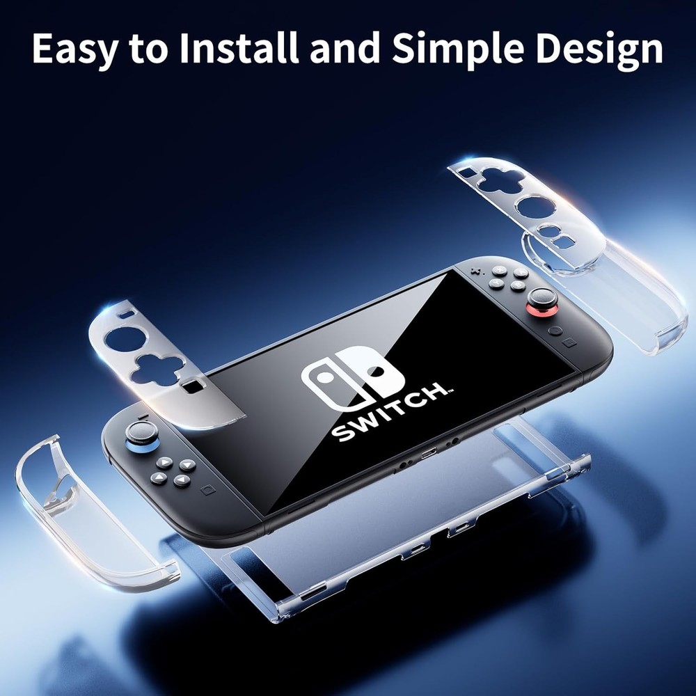 Case For  Nintendo Switch 2 Console and Joy-Con Controller with Screen Protector