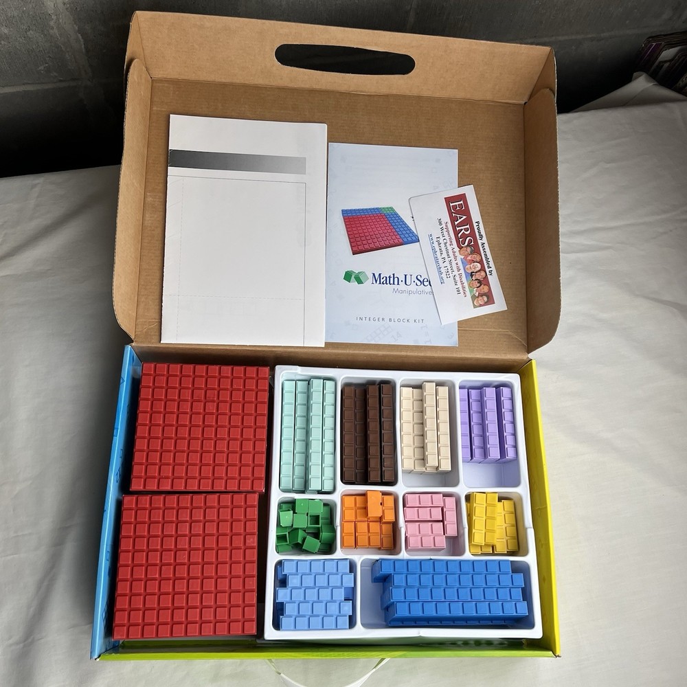 Math•U•See Manipulatives Integer Block Kit No Missing Pieces - Home Schooling