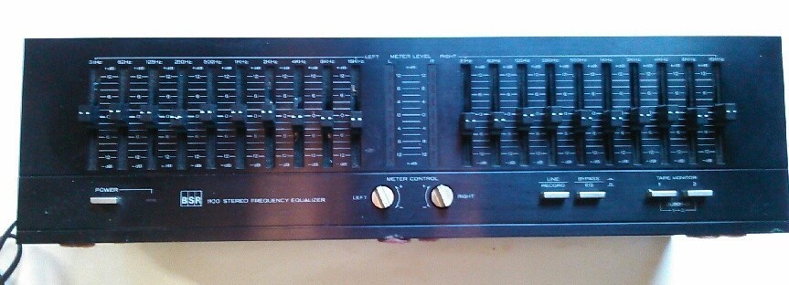 BSR 1100 STEREO FREQUENCY EQUALIZER