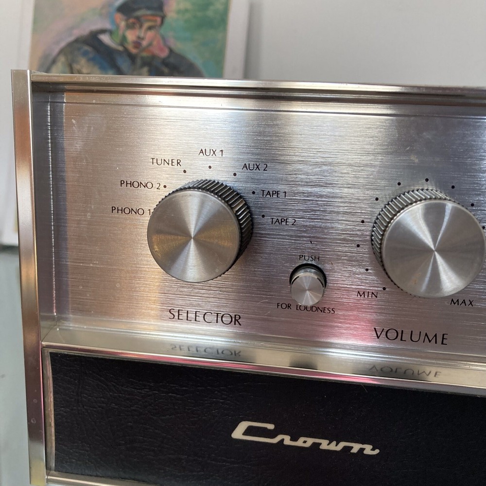 VTG Crown IC150 Solid State Integrated Circuit Stereo Console Preamplifier W/BOX