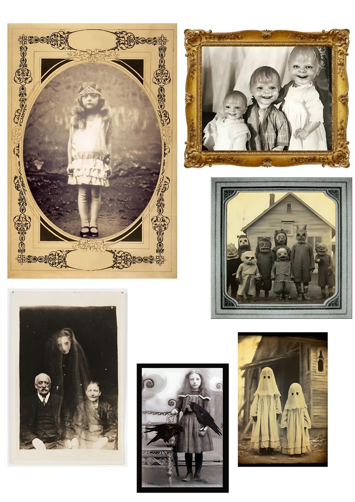 Creepy Scary Prints PICK A SET