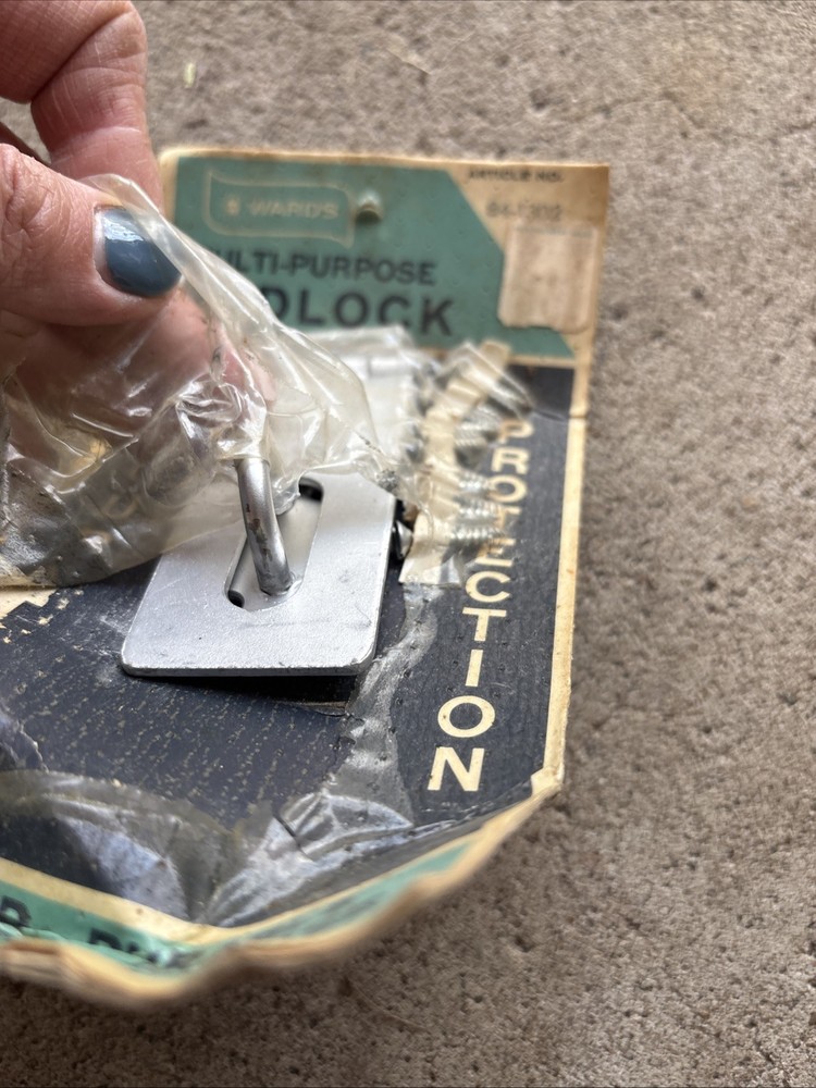 Wards Multi-purpose Pad Lock Open Package New 84-1302