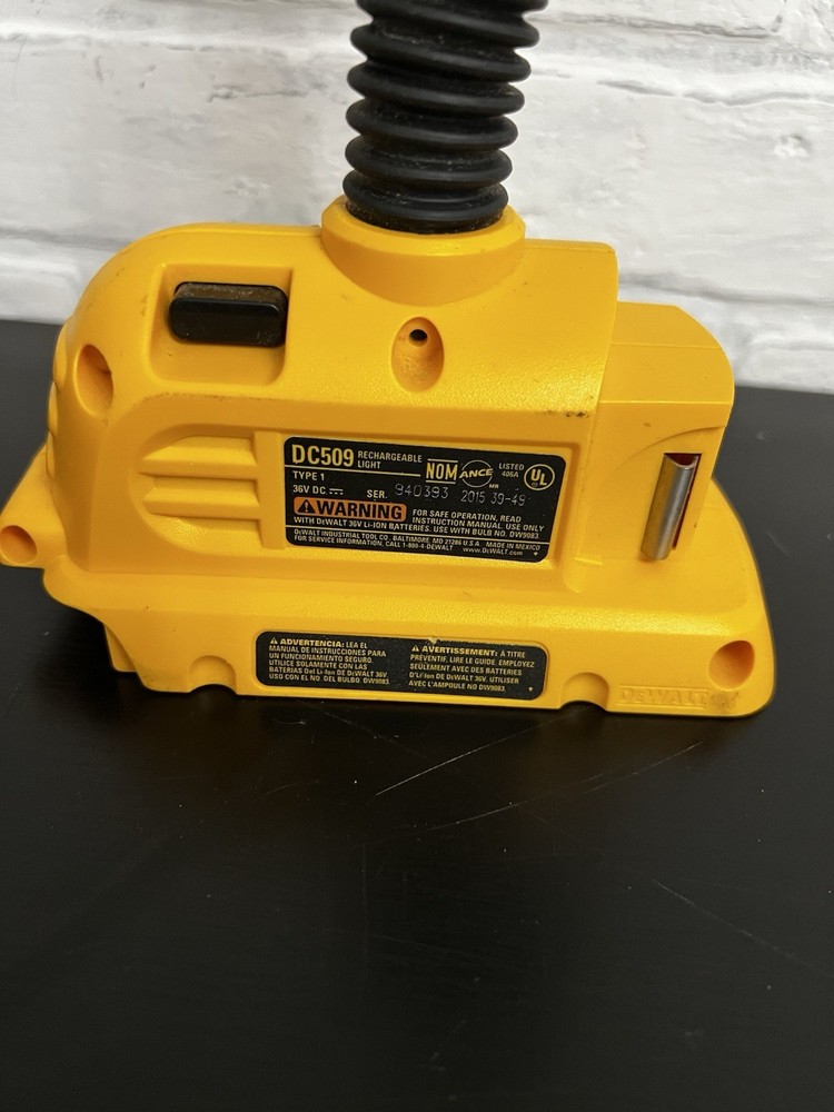 DeWalt DC509 36V Cordless Work Light Tested Works Tool Only
