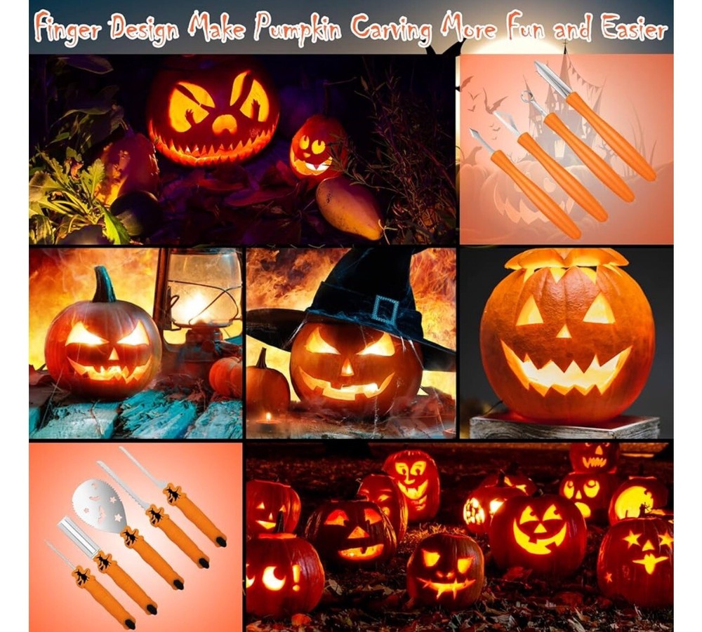 Halloween Pumpkin Carving Tool Kit